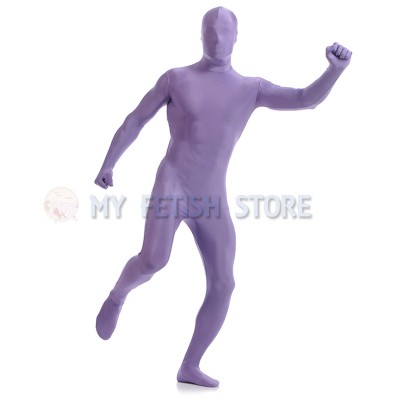 Full Body Light purple Lycra Spandex Bodysuit Solid Color Zentai suit Halloween Fancy Dress Costume Full Body Light purple Lycra Spandex Bodysuit Solid Color Zentai suit Halloween Fancy Dress Costume
